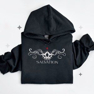 Lilith Embroidered Hoodie - Diablo 4 Mother Of Salvation Soft Hoodie